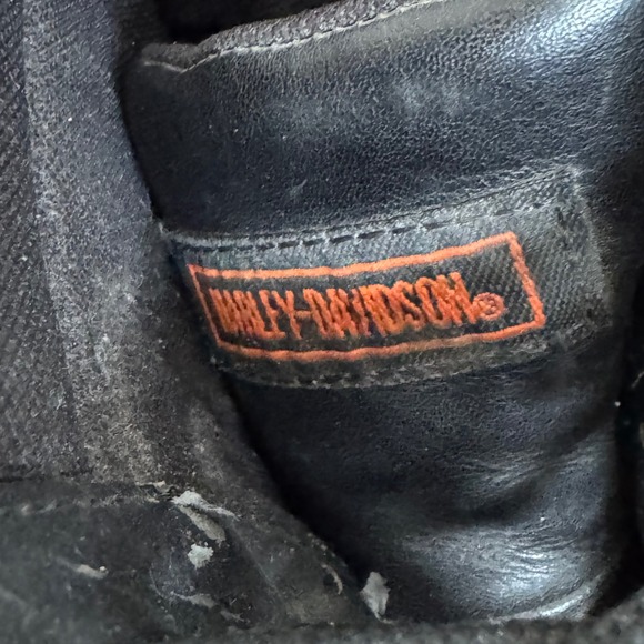 Harley Davidson Motorcycle Boots Sz 8 Gorpcore Leather Rugged Riding Biker Black main image 5
